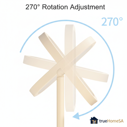 TrueHome SA LED Mirror - 270° Rotation White Background